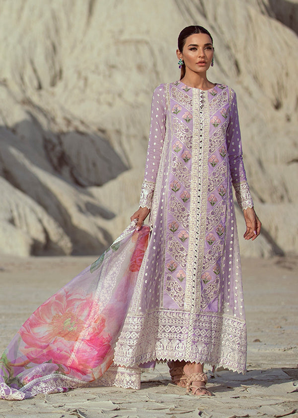 Chikkankari Reinvented - 7A - Amethyst Crimson