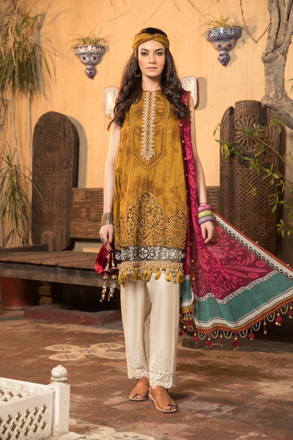 Unstitched Lawn D-2214-A Maria B