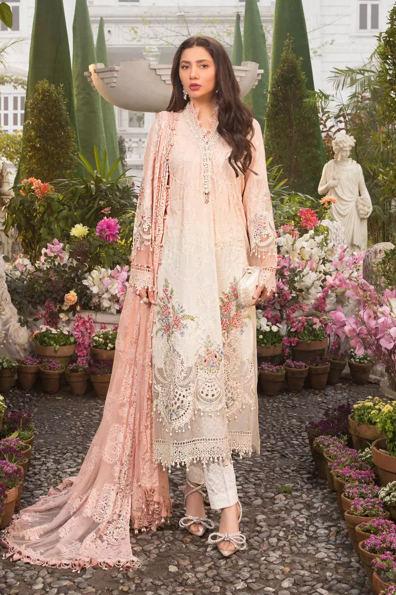 Unstitched Lawn D-2202-B Maria B