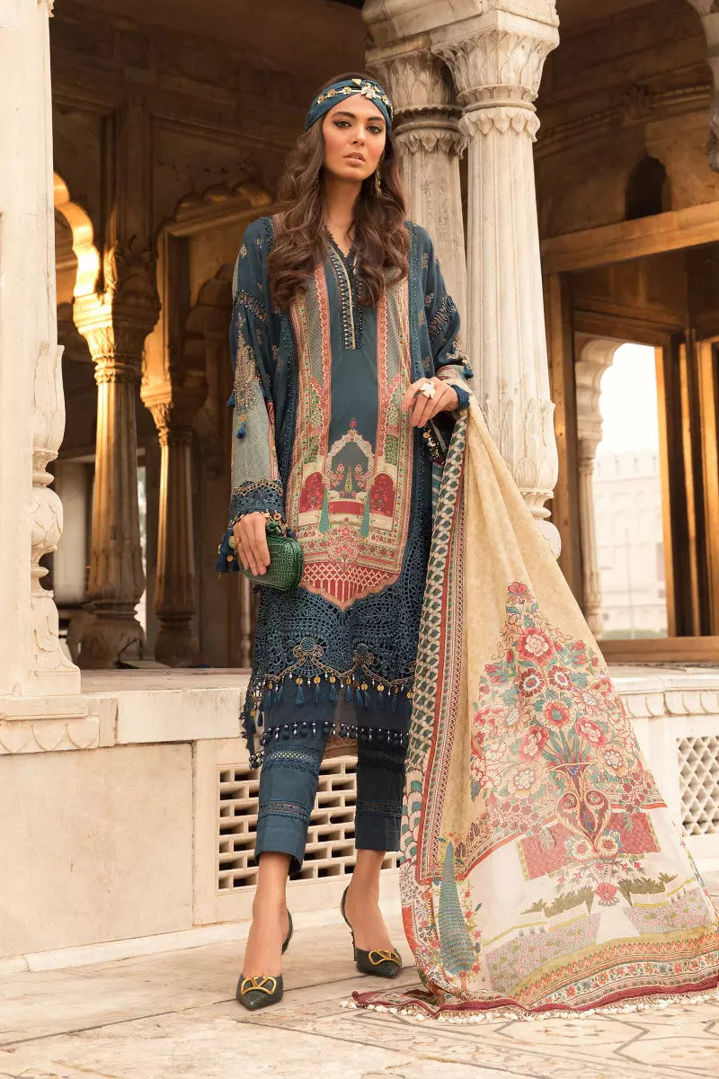 Unstitched Lawn D-2213-A Maria B